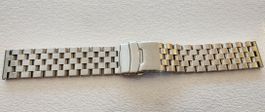 Edelstahl Uhrenband 22mm