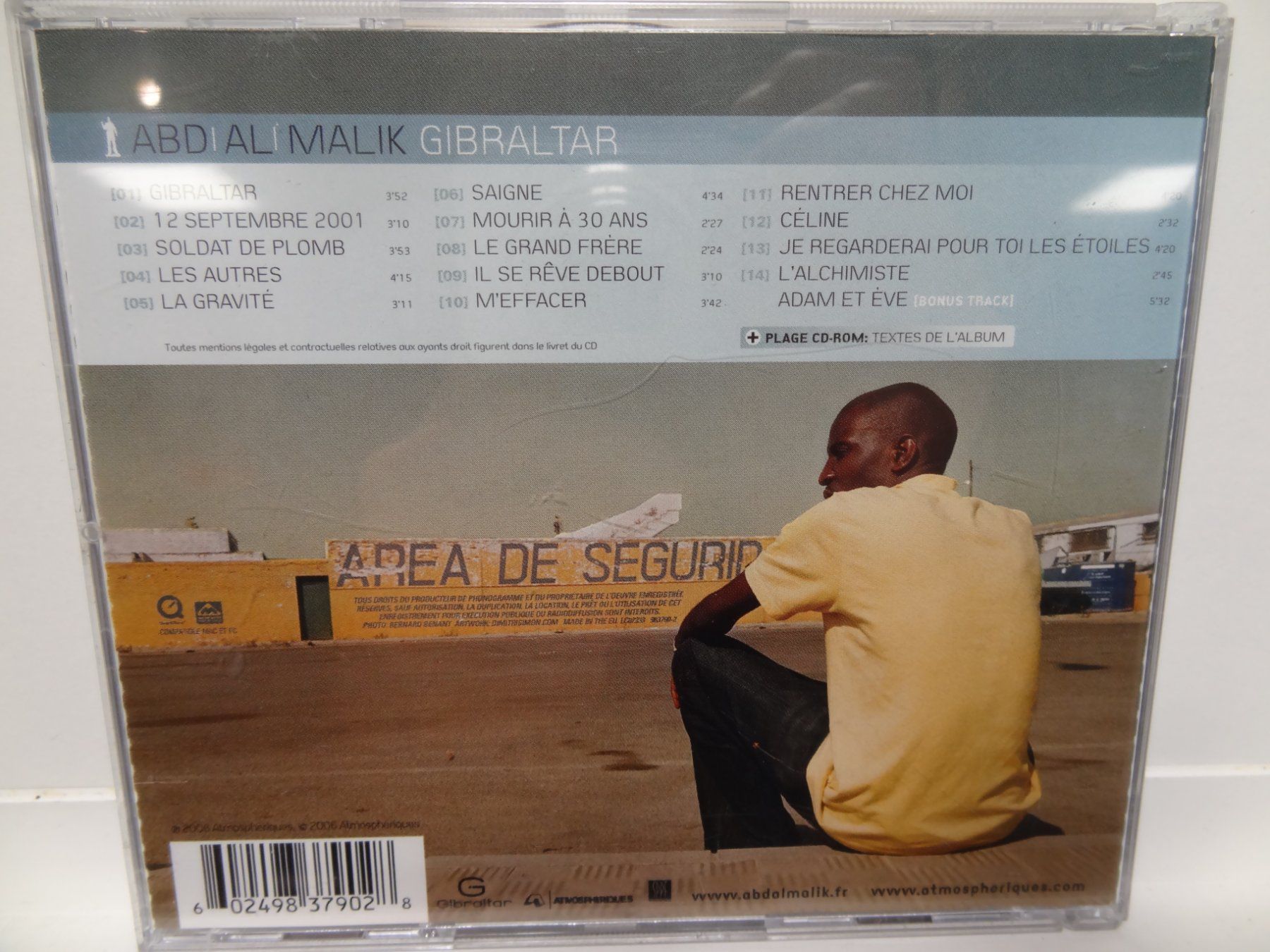 CDs: Abd Al Malik - Gibraltar CD Album – Gebraucht aus luzern von musicandart 1