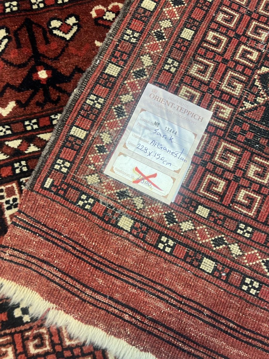 Tappeti: Schöner Afghan Sarik Orientteppich – Usato da Zürich venduto da Hemmat 7