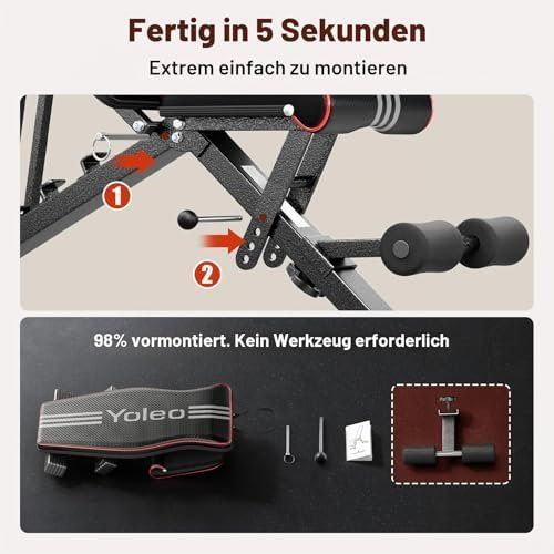 Vélos d'appartement: Klappbare Hantelbank 98% Vormontiert Breiterer Sitz – Neuf avec emballage d'origine à Hundwil par Stallone6 4