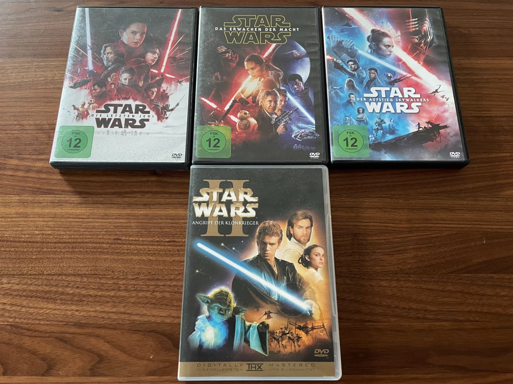 Tutti i DVDs: 4x DVD Star Wars – Usato da Nesselnbach venduto da Holymony