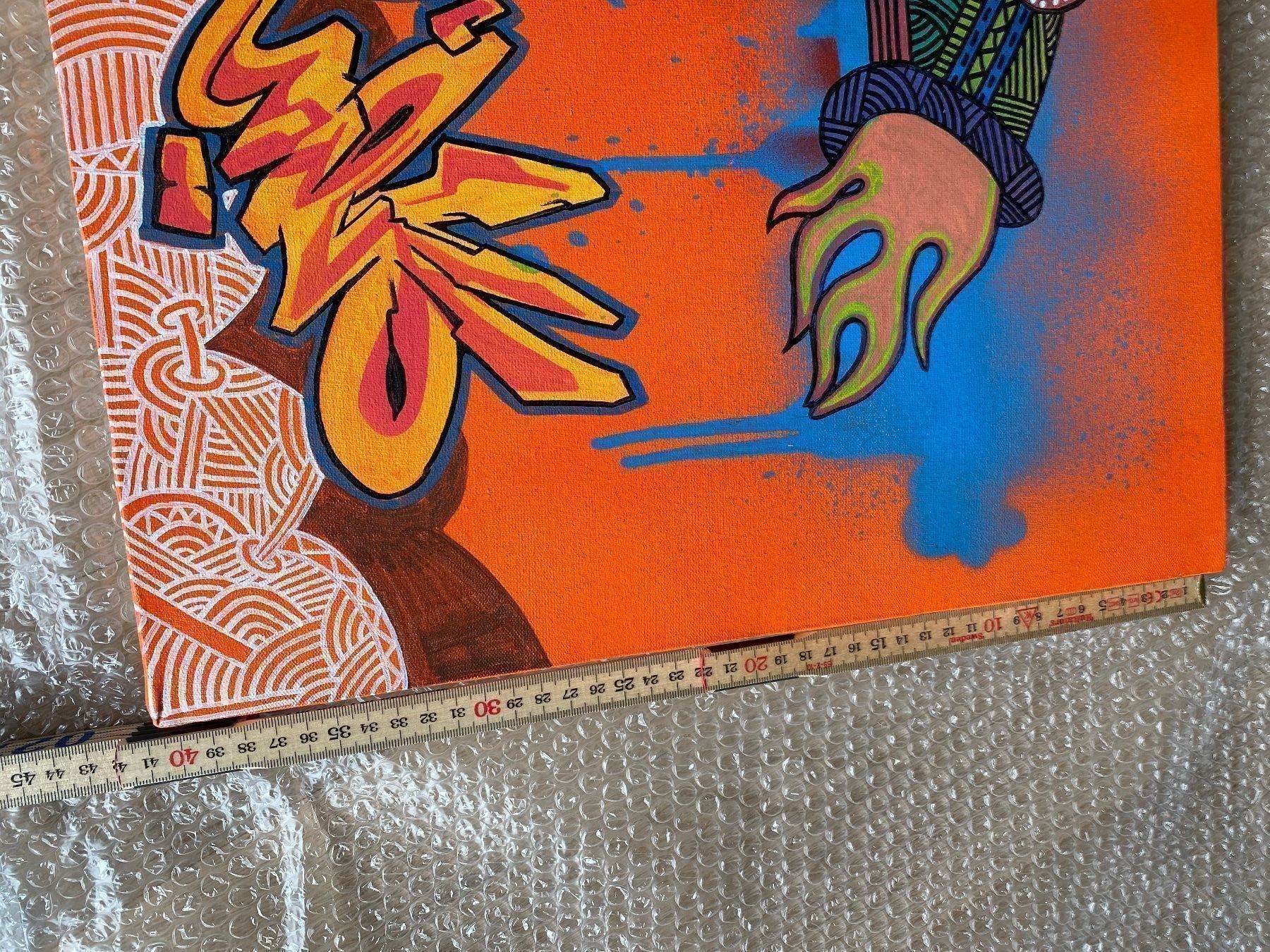 Poster & Bilder: A1One Original Graffiti Leinwand, 1 St – Neu (gemäss Beschreibung) aus Zürich von 1_marsmensch 2