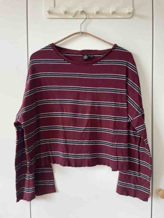 VOLCOM Cropped Langarmshirt Gr  M – Skater & Streetwear Vibe