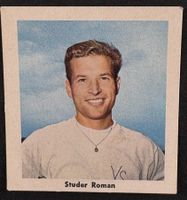 VINTAGE SAMMELBILD FOOTBALL-GUM VEVEY ROMAN STUDER