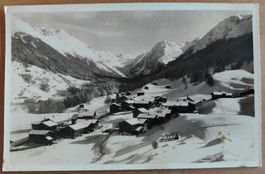 Winter Karte Klosters Selfranga um 1930