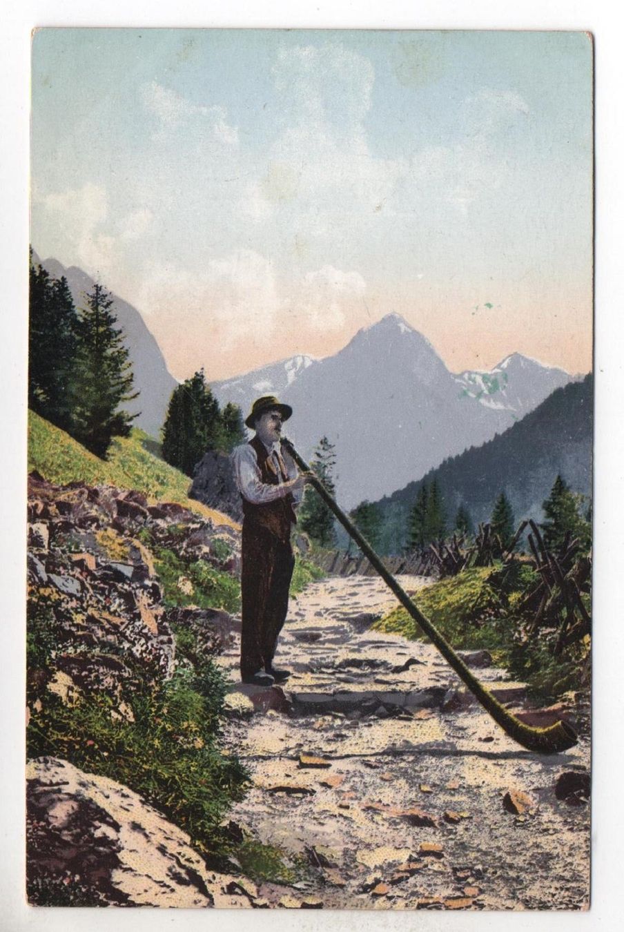Cartes postales: ALPHORNBLÄSER Nr. 2941 – Neuf (Voir description) à Jona par philajona