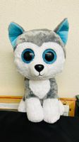 Plüschtier Husky mit grossen blauen Kulleraugen Höhe 40cm