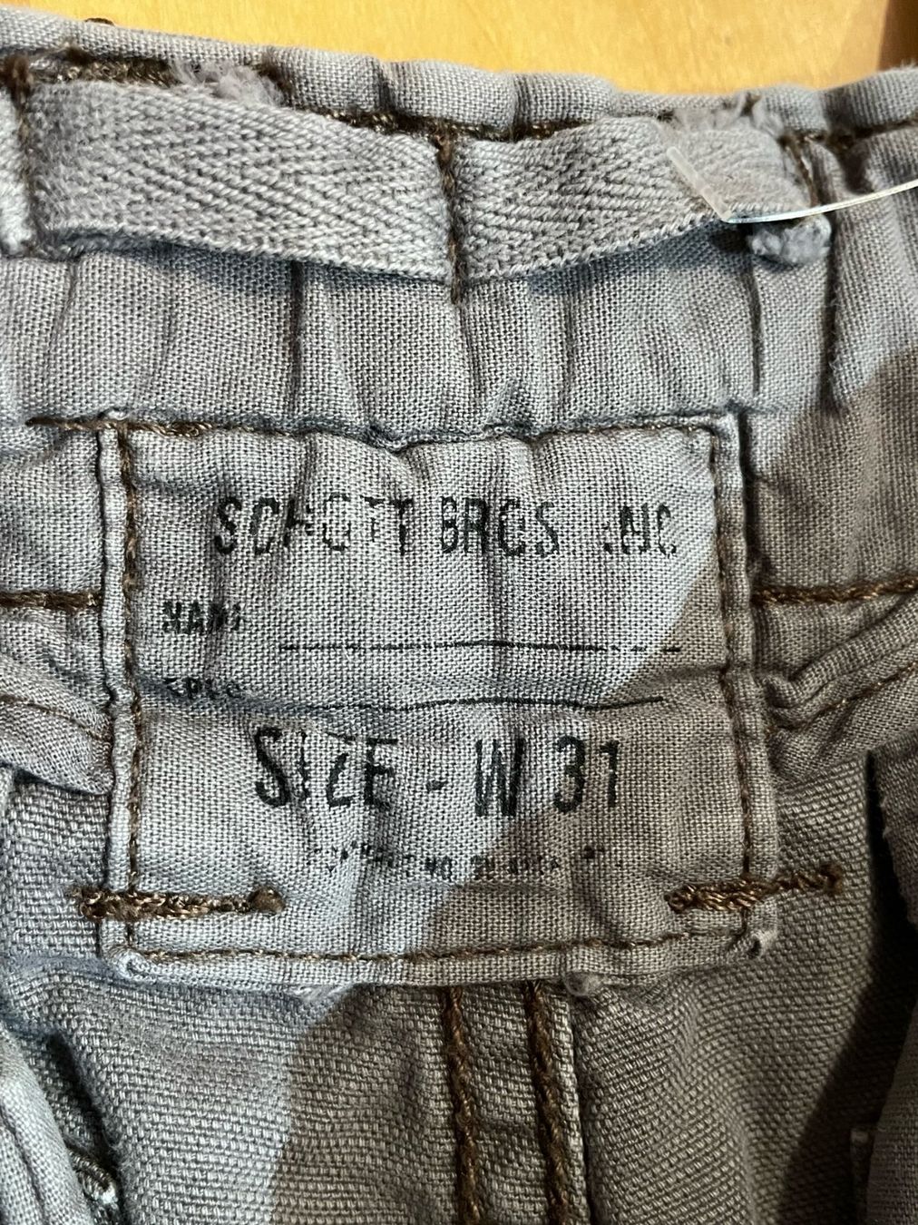 Schott Pantaloni: SCHOTT BROS. CARGO SHORTS SZ: 31 – Usato da Cortaillod venduto da Stay_Alive_vintage 5