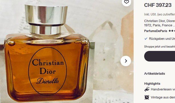 Dior Profumi & Eau de Toilette: Christian Dior Diorella EdP 30ml 1972 – Usato da Collonges venduto da arashee 2