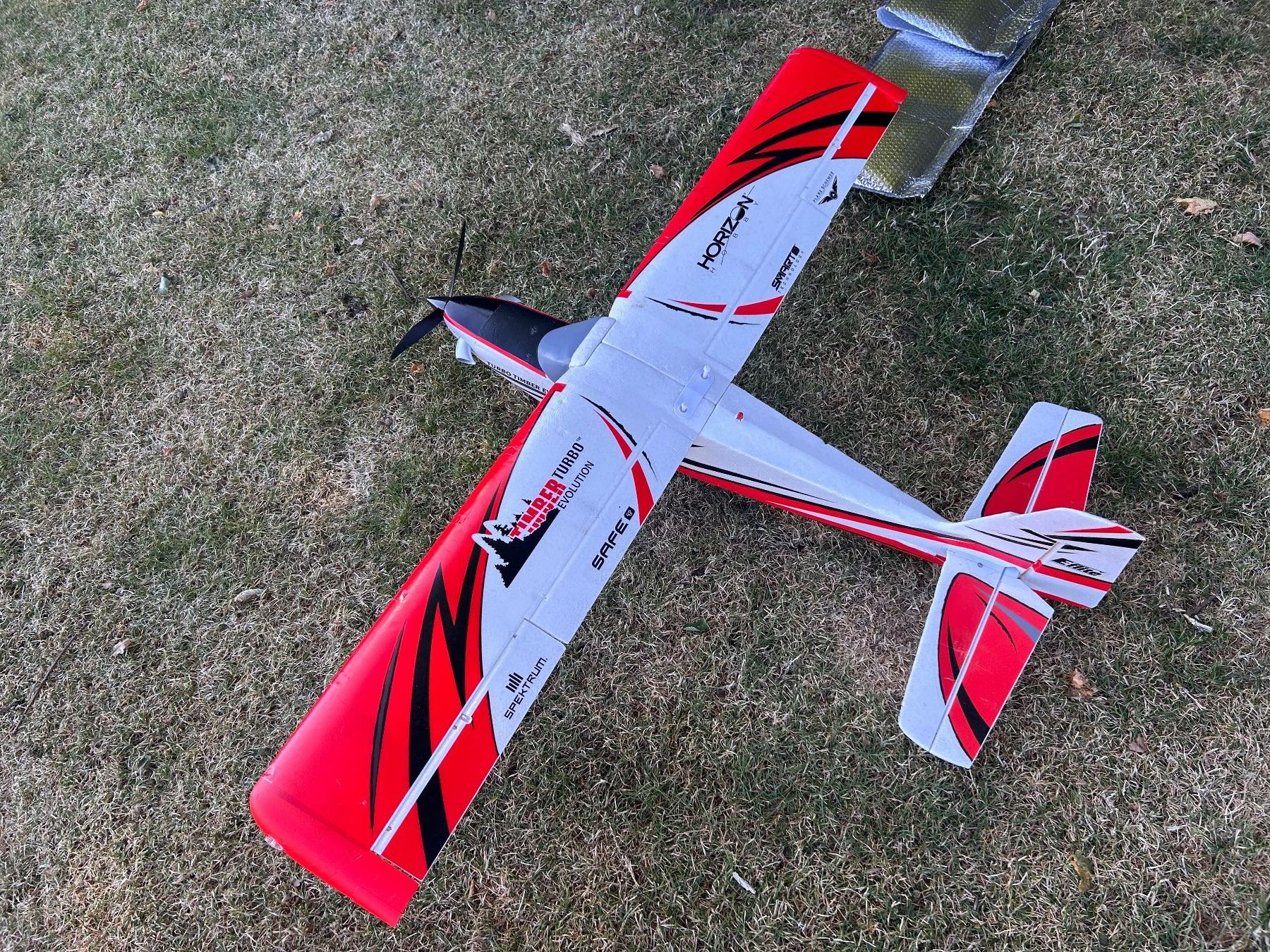 E-Flite Modellismo RC: Flugzeug Modell Timber Turbo Evolution 1.5 m – Usato da Düdingen venduto da andiguin 5