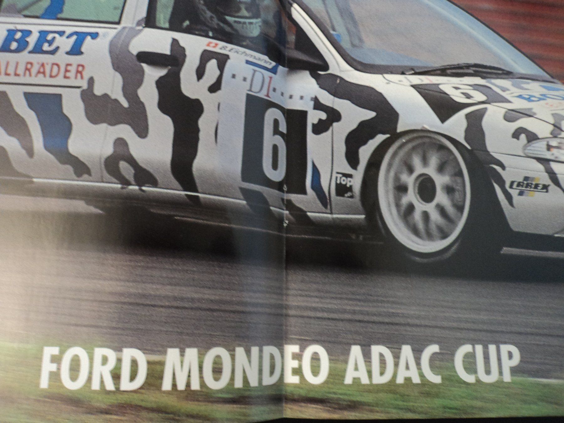 Ford Documenti: Prospekt Poster Ford Mondeo ADAC Cup 94 – Usato da Schwarzenburg venduto da modelCARama 1