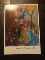 Frank Auerbach - handsignierte Kunstpostkarte