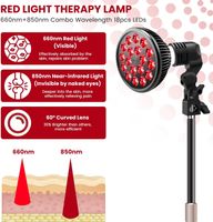 Rotlichttherapie mit stabilem Sockel für Körper Nacken