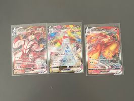 3 Japanische VMAX pokemon