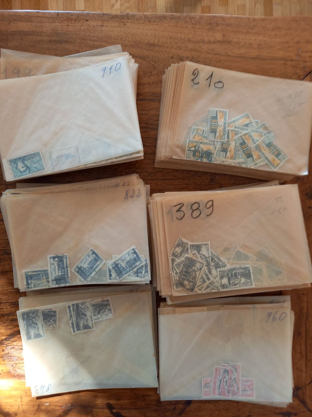 Tutti i francobolli: grosse quantité de timbres de France oblitérés – Usato da Lausanne venduto da leneko 3