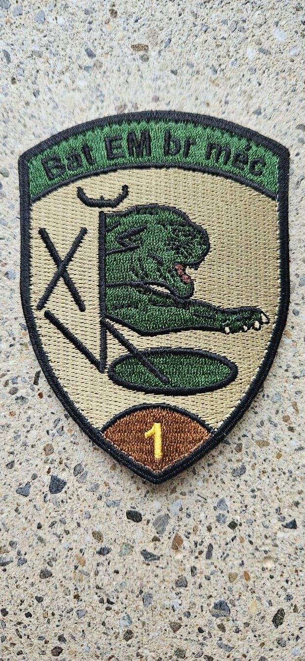 Schweizer Armee Placchette & Badge: *** Badge Bat EM br mec 1 mit klett *** – Nuovo e nell'imballaggio originale da Riedholz venduto da fr_sIruP
