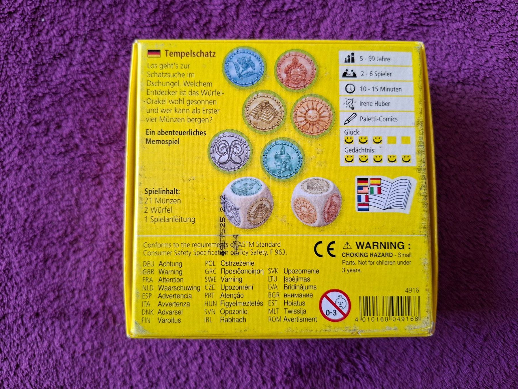 Haba Giochi: HABA Spiel - Tempelschatz – Usato da Müllheim Dorf venduto da Seeeule01 5