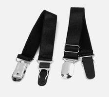 Strumpf halter gürtel Metall Hosenträgerclip 2 paar Strap