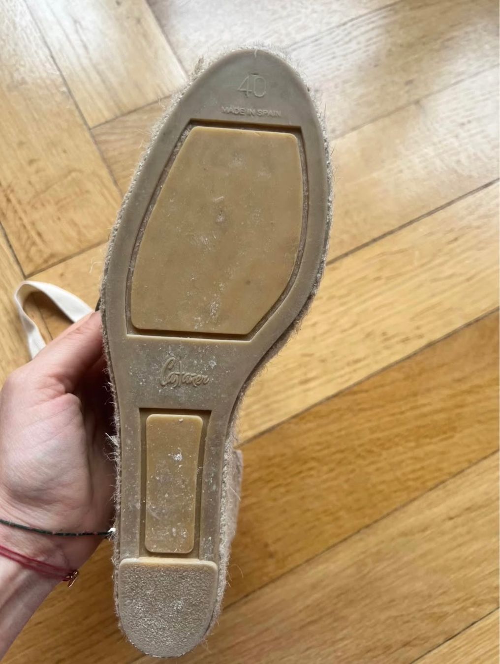 Damenschuhe: Espadrilles compensées Castañer beige taille 40 – Neu (gemäss Beschreibung) aus Cologny von dil_5x58 2