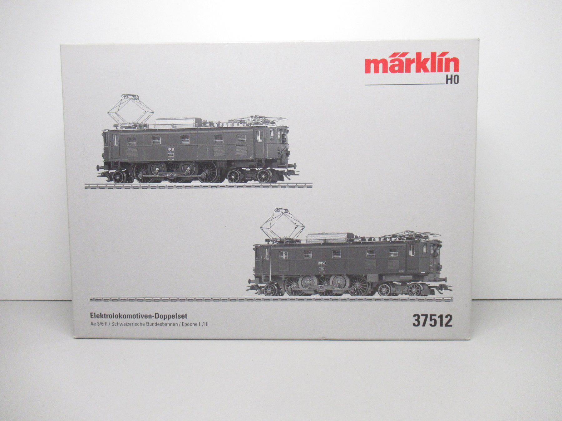 Märklin 37512 Doppelpackung E-Lok Ae 3/6 II braun SBB AC H0 (Gebraucht ...