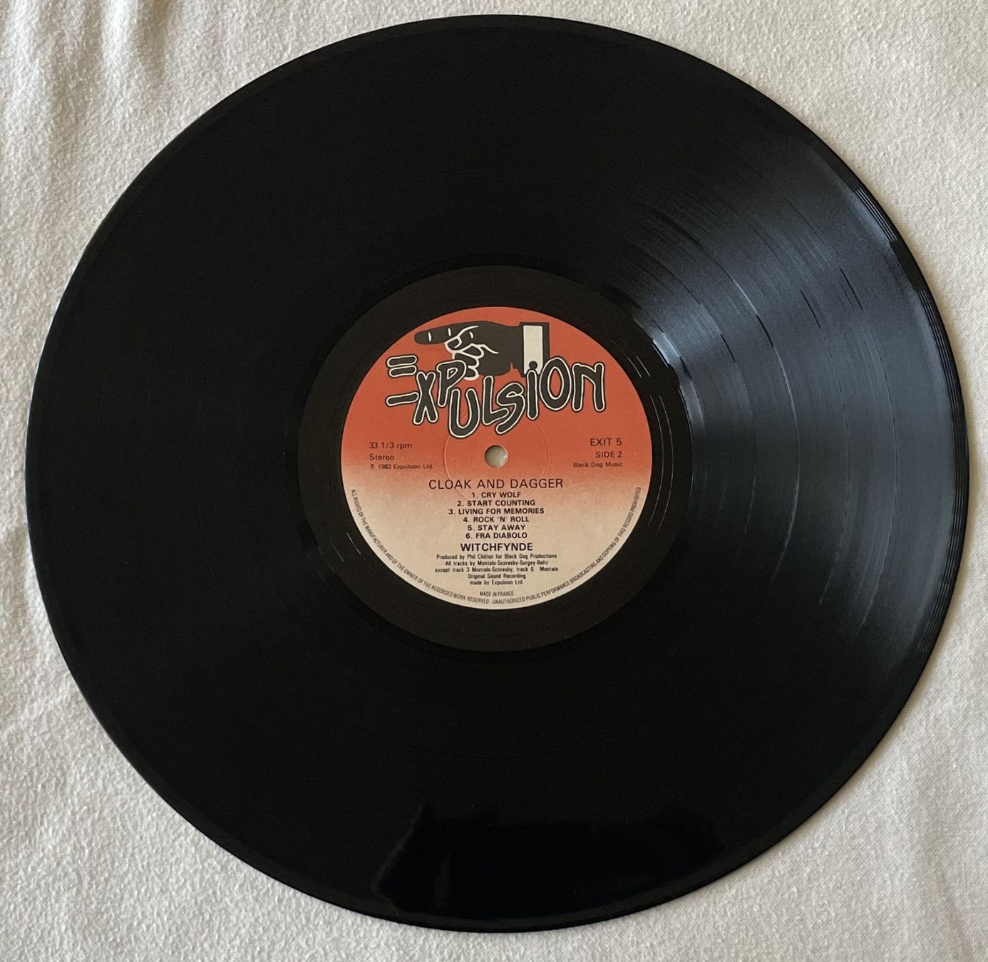 Schallplatten: Witchfynde – Cloak & Dagger - LP - 1983 - First Press – Gebraucht aus Uster von Zardodel 3