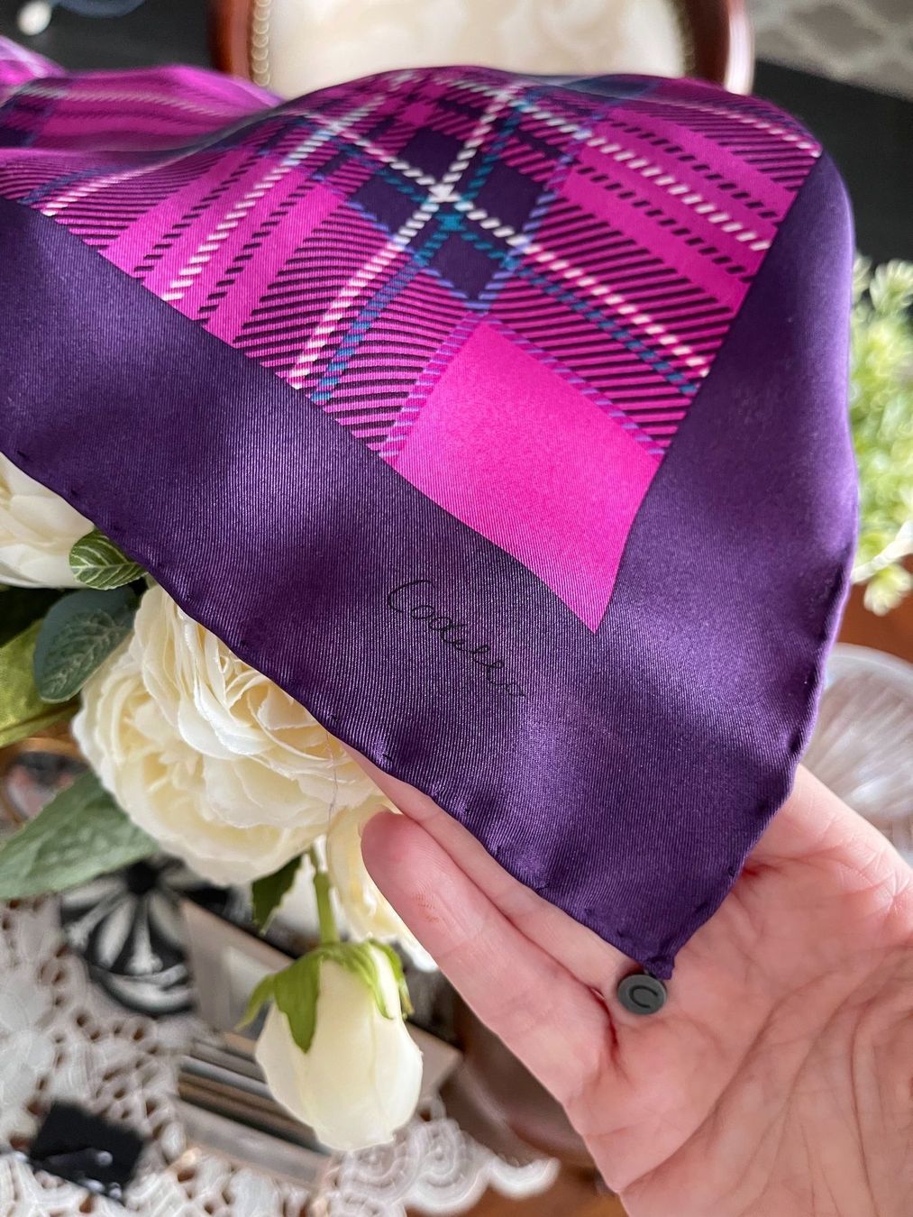 Codello Foulard & Sciarpe: CODELLO Seide Foulard – Nuovo (secondo la descrizione) da Winkel venduto da KaschmirArt 5