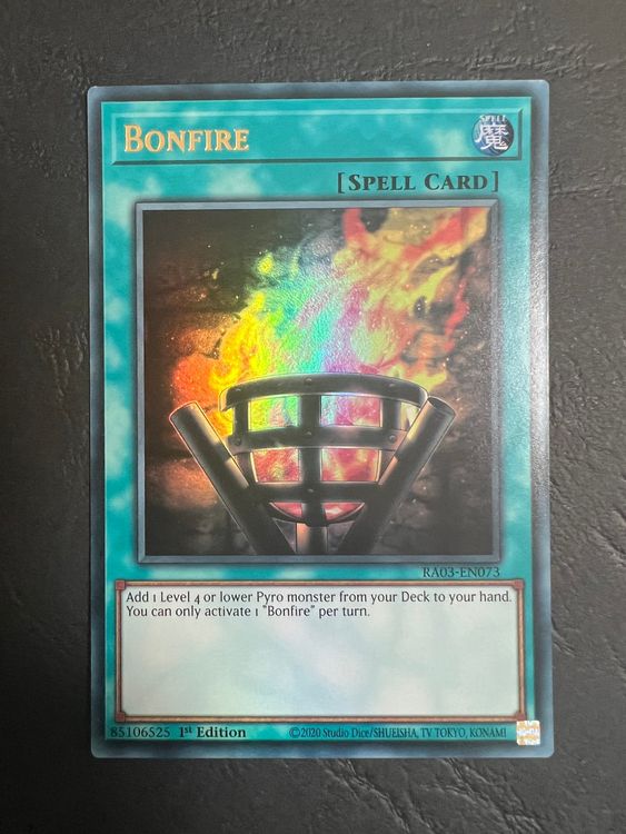 Bonfire Ultra Rare Yugioh Bonanza Inglés