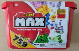 ZURU MAX - Bausteine mit Aufbewahrungsbox, 759 Teile (neu)