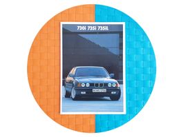 BMW 7er E32 1986 - 730i 735i 735iL - Prospekt / Katalog