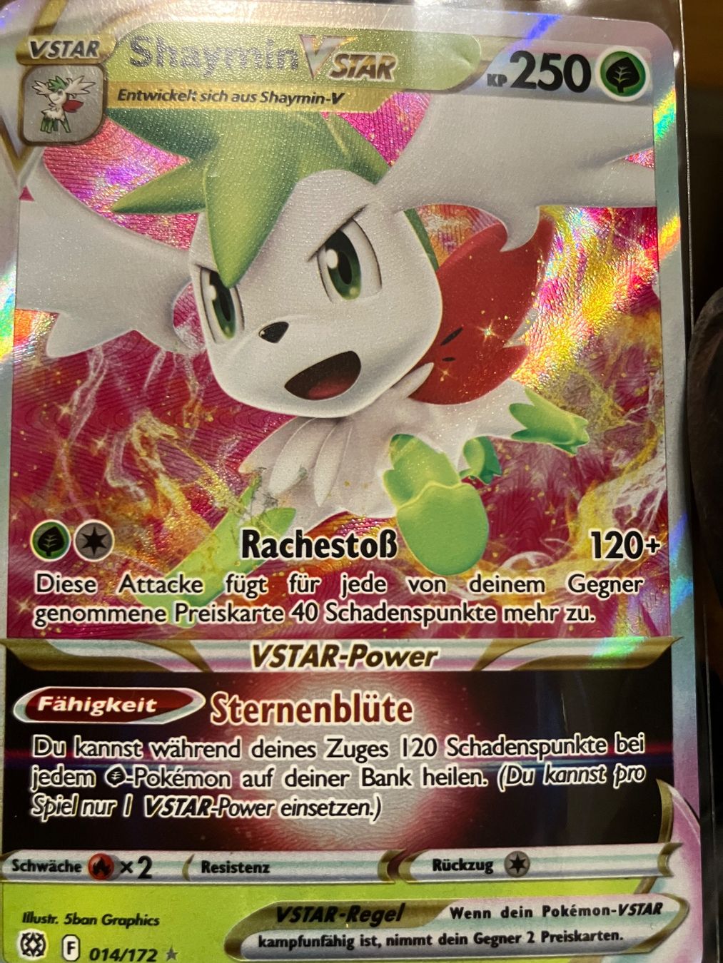 Pokémon Carte collezionabili: Shaymin VSTAR 014/172 – Usato da Baar venduto da Elmo43