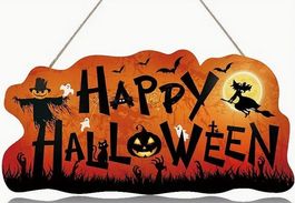 2-D DEKOSCHILD *HAPPY HALLOWEEN* NEU