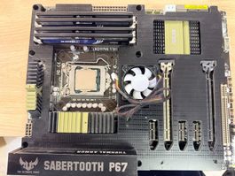 ASUS Sabertooth P67 + Intel Core i7-2600K + 8 GB Corsair DDR