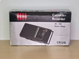 Heru CR 12S Kassettenrekorder | Tragbar Vintage 70s/80s OVP