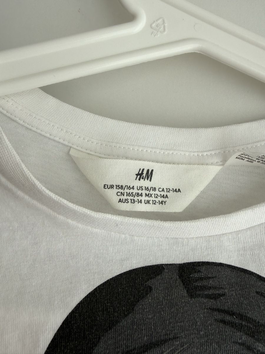 H&M Hemden, T-Shirts & Polos: Wednesday Addams Top Grösse 158/164 – Gebraucht aus Pfaffnau von Liz6264 1