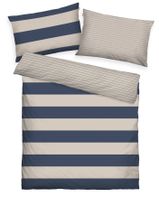 Bettwäsche Tom Tailor CH Mass 160x210 + 65x100cm Dark Navy