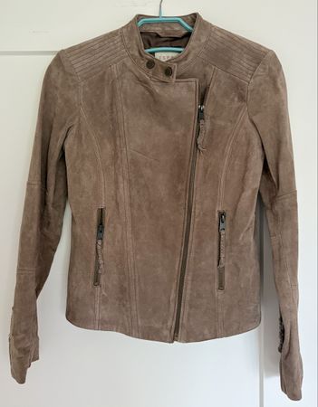 Damen Lederjacke ESPRIT braun Grösse XS neuwertig 