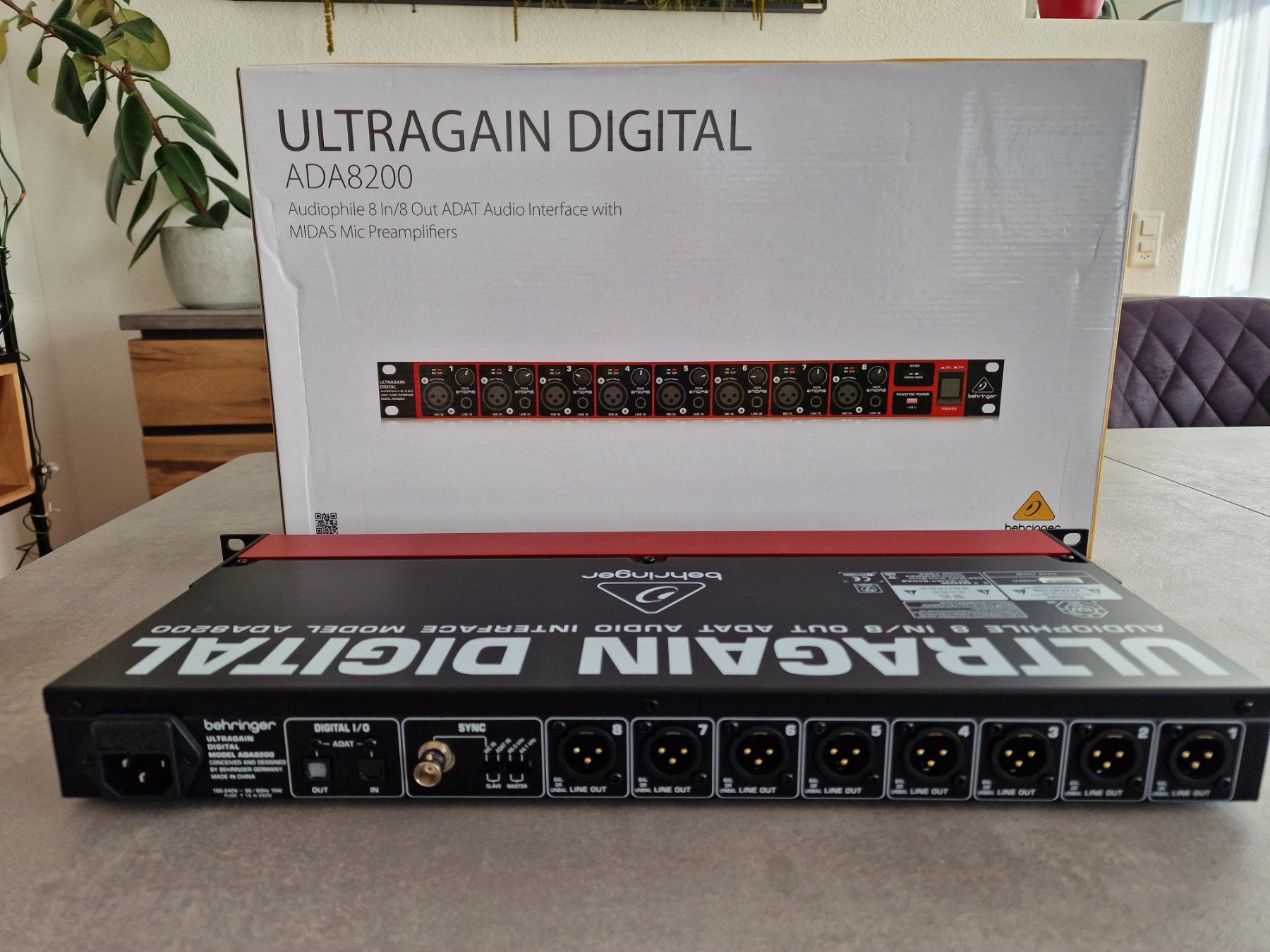 Behringer Studioequipment: Behringer ADA8200 Ultragain ADAT Interface – Gebraucht aus Rotkreuz von  1