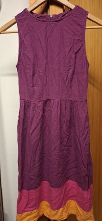 Sommerliches Kleid, Grösse 36, Lila-Pink-Orange