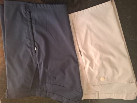 Bogner Golfshorts beige und dunkelblau