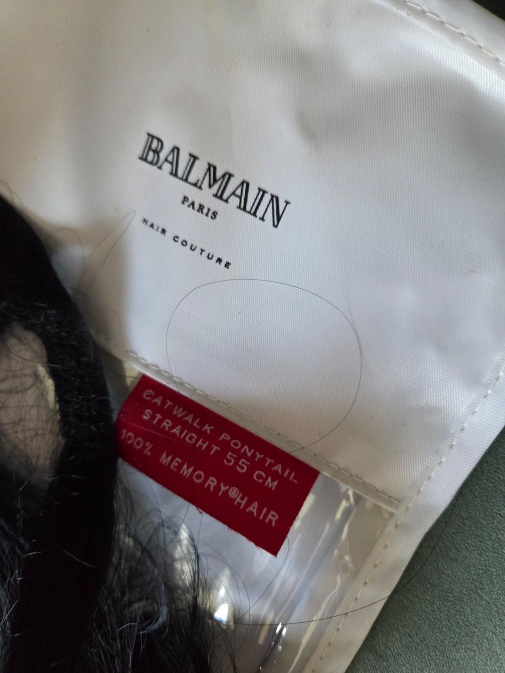 Perruques: Balmain Catwalk Ponytail 55cm, Memoryhair, Schwarz – Neuf avec emballage d'origine à Emmen par GrabandGo 3