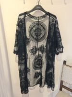 Schwarzer Kimono aus Spitze, Grösse M, Top Zustand!