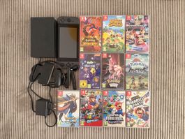 Nintendo Switch mit 10 Spielen
