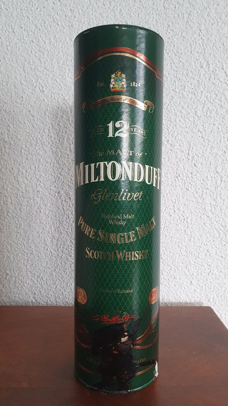 Glenlivet Bevande alcoliche: Glenlivet Miltonduff Single Malt Whiskey – Nuovo e nell'imballaggio originale da Küssnacht am Rigi venduto da Tgoessi