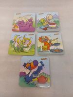 Jabadu Coasters – Set of 5, cartoon designs - Frs 1