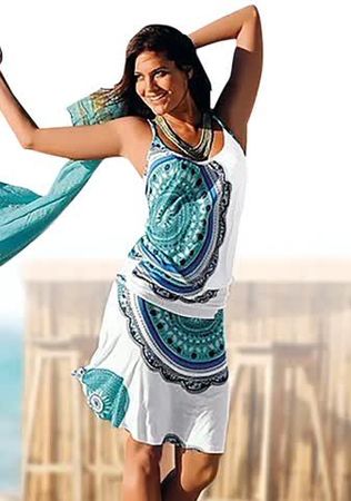 Lässiges Sommerkleid von beachtime Gr. 34 - 230903