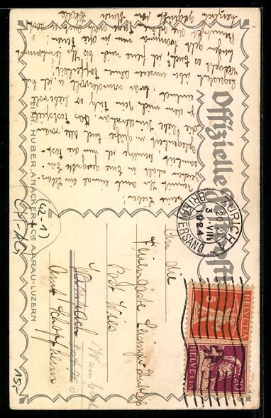 Cartes postales: Aarau, Eidgenössisches Schützenfest 19 – D'occasion à Berlin par bartko-reher 1