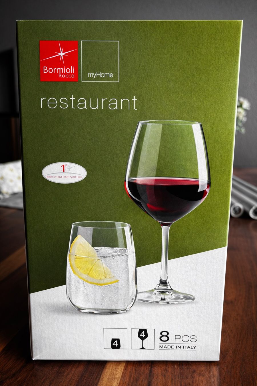 Bicchieri: Bormioli Restaurant Gläser Set, 8-teilig, neu – Nuovo e nell'imballaggio originale da Rotkreuz venduto da laregina