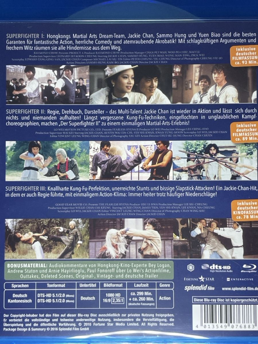 Tous les DVDs: Superfighter 1-3 - Jackie Chan – Neuf (Voir description) à Waldenburg par Gonzo8 1