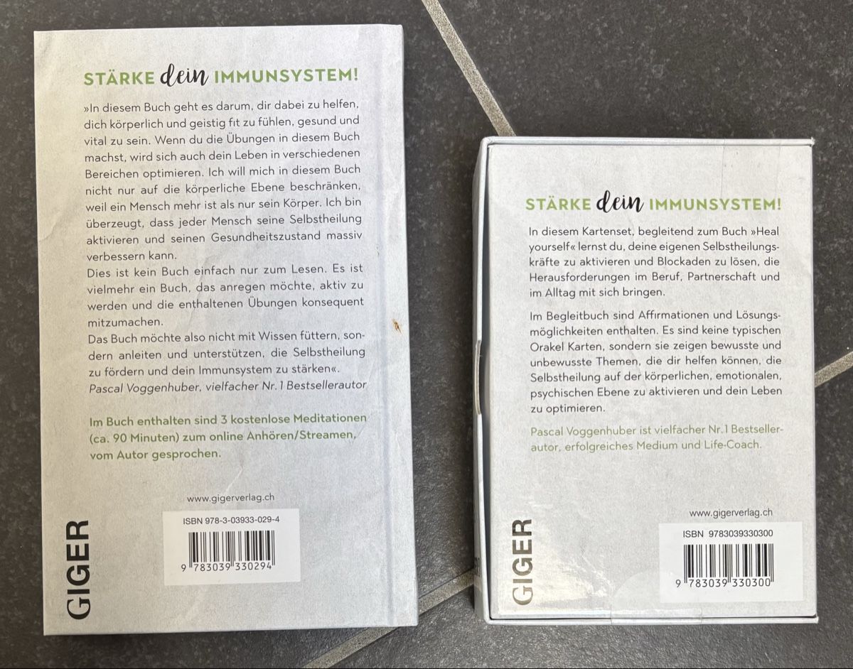 Libri: Heal Yourself Buch und Kartenset – Nuovo e nell'imballaggio originale da Bonstetten venduto da swiss_diver 2