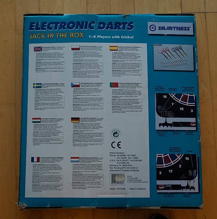 Freccette: Electronic Darts, 1 - 8 Spieler – Nuovo e nell'imballaggio originale da Reichenburg venduto da Wesu 2